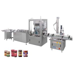 China Rotate 1000BPH Screw Cap Tomato Sauce Bottle Filler For Thicker Liquid factory