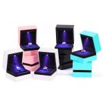 Custom Logo Printing Ring Gift Box , Personalized Paper Box For Ring Display