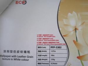 China PVC Eco Friendly Wallpaper Solvent , Inkjet Printing Media factory