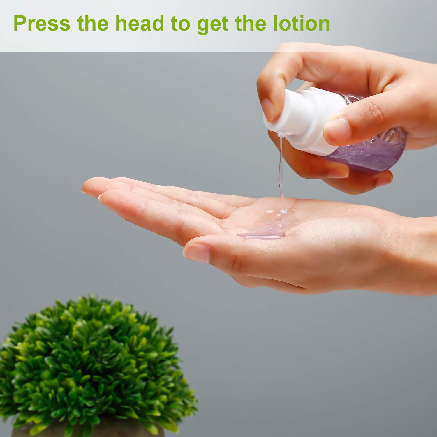 Small Size Cosmetic PETG Bottle Travel Lotion Dispenser Bottles