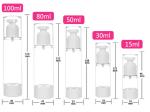 plastic Spray PERFUME BOTTLES 15 ml 30 ml 50 ml 80ml 100ml