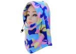 Good Flexibility Womens Ski Face Mask , Face Fleece Mask Not Faded Not
