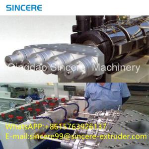 China PVC HDPE Plastic Pipe Extrusion Line Production With SJSZ51/105 SJSZ65/132 Extruders factory