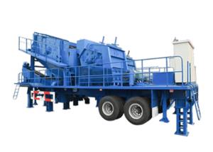 China Stone Mining Mobile Rock Crusher / Mobile Impact Crusher Station Crawler Type factory
