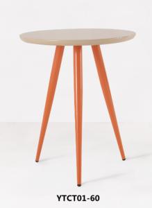 China Colourful Wood Iron Restaurant wedding lesiure table (YTCT01-60) factory