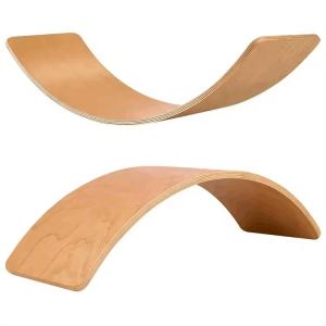 China Wooden Balance Board Kids, Natural Wobble Board Wooden Toys for Toddlers Kids &amp; Adults factory