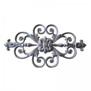 China Decorative Cast Iron Fence Parts / Rosettes Ornament Cast Iron Gate Panels factory