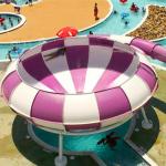 Theme Park Water Amusement Park Fiberglass Bowl Slide For Adult