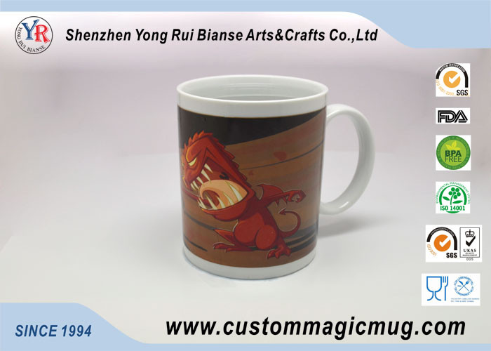 Ceramic Eco Friendly Mugs Magic Photo Color Changing Fashionable