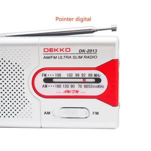 Lightweight ABS Portable AM FM Radio With 3.5mm Headphone Jack