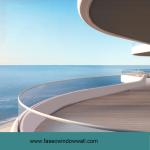 Powder Coated / Polished / Brushed / Anodized Stair Hand Railings 10mm