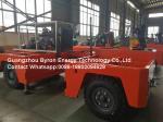 Red Road Construction Machinery Diesel Engine Side Load Fork Lift For Wood Pipe