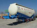 45M3 V Type Bulk Cement Tanker Powder Tank Semi Trailer with 11980*2500*3800mm
