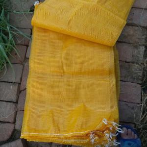 China Potato Garlic Fruit Orange Mesh Netting Bags 60~100CM Net Length PP Material factory