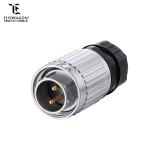 Waterproof Anti-creepage 2 pin DC Butt Joint Electrical Wiring Terminal Power