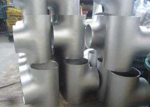 China 1 Inch Stainless Steel Pipe Fittings Sch 10 TP304 / 304L Weld Fittings Tees factory