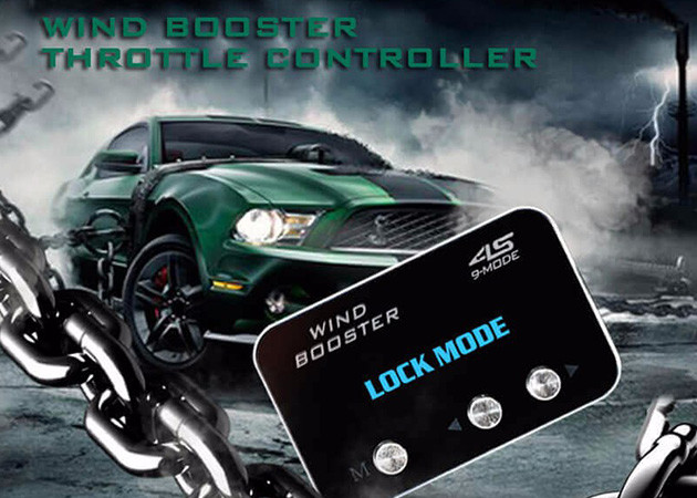 Windbooster 4S Car Throttle Controller Fuel Saving Lock Mode