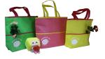 Eco Freindly Recycled Shopping Bags Nonwoven Laminated Fabric Customized