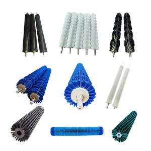 China Industrial Machine Nylon Cylindrical Cleaning Brush Roller Brush Customizable factory
