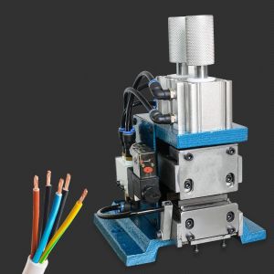 China AWG32-AWG16 Pneumatic Wire Stripping Machine Small Vertical on sale