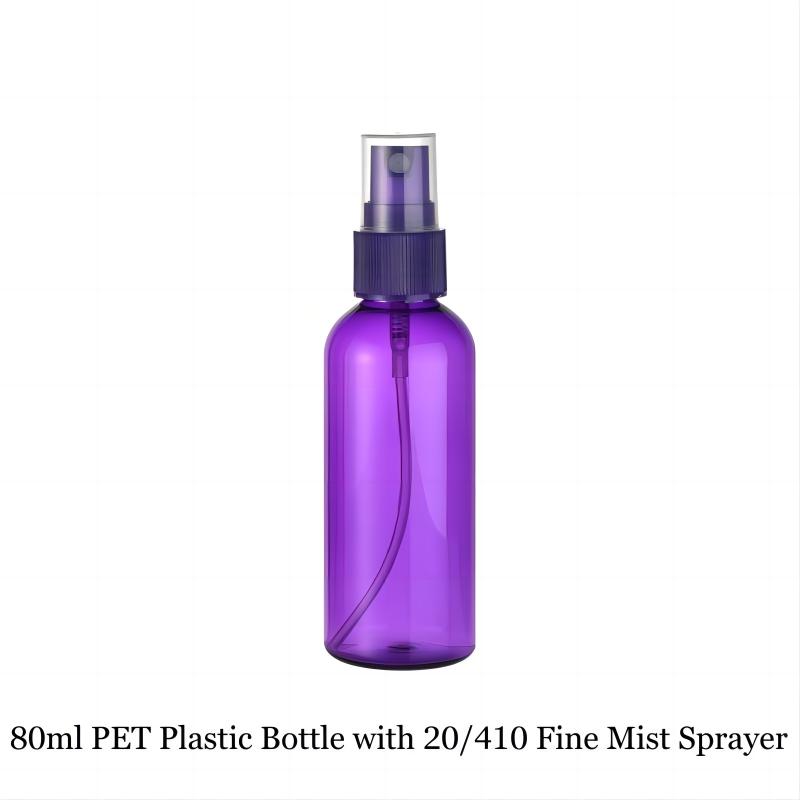 Screen Printing Refillable PET Plastic Bottles for Personal Skin Care Cosmetic Packaging