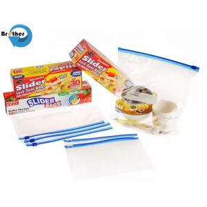 Clear Poly Ziplock Baggies for Freshness - Resealable Custom Zipper Bags for