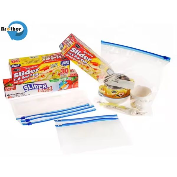 Clear Poly Ziplock Baggies for Freshness - Resealable Custom Zipper Bags for
