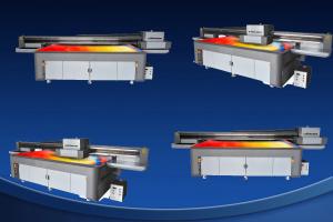 China Industry Large Format Flatbed Printer Ink Wide Format Color Printer factory