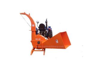 China 30 - 100HP 6 Inch Wood Chipper , 3 Point Hitch Self Feeding Chipper Shredder factory