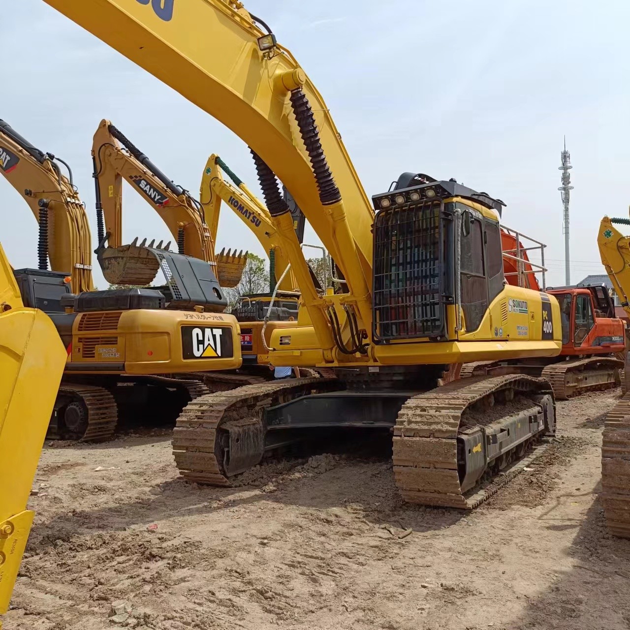 Komatsu PC400-7 Original Excavator 40 Tons Digger Machine Large Construction Machinery