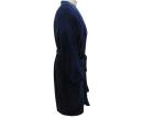 Turn Down Collar Long Sleeved Nightdresses , Super Soft Womens Fleece Bathrobe
