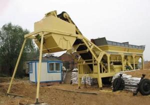 China 200M3/H Mobile stabilized soil Cement Mixing Plant factory