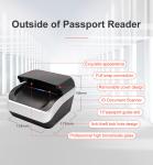ID Card Reader RFID MRZ OCR White light Infra-red UV Passport Scanner Document