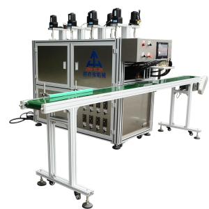 China 60r/min Cosmetic Cream Filling Machine Eight Color Eye Shadow Cream And Pigment Filling Machine factory