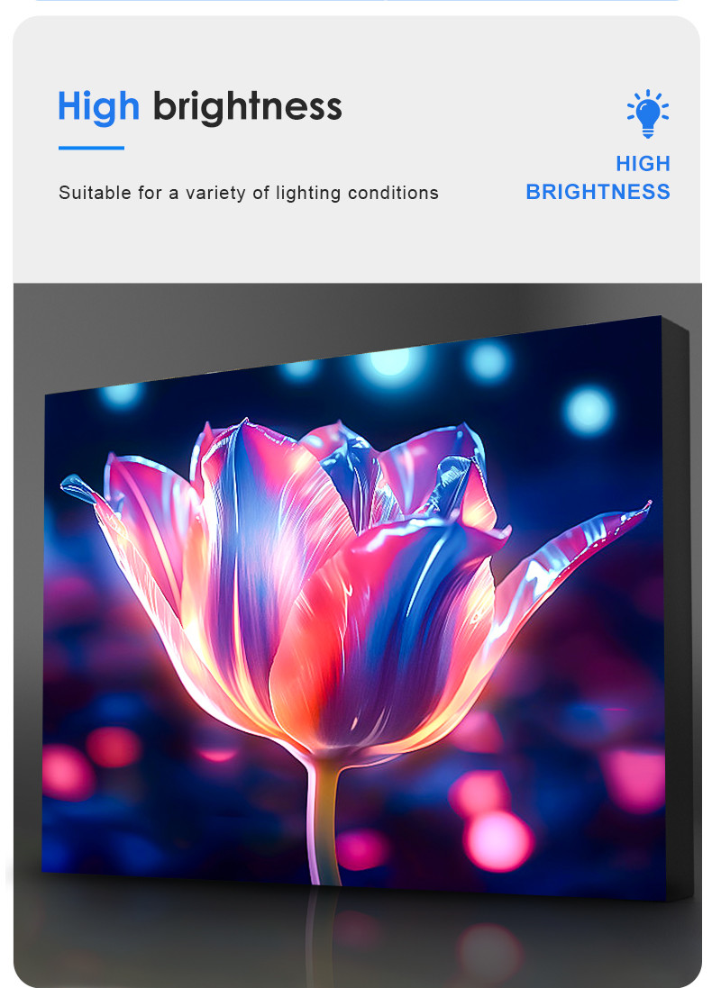 P1.66 Indoor LED Module Energy Efficient Module LED Display Seamless Integration