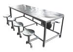 Random Pattern Stainless Steel Dining Table And Chairs Any Size Available