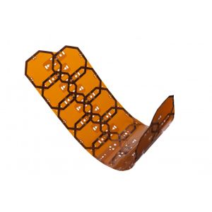 China HASL Surface Finish Flexible PCB W / Polyimide Material Yellow Coverlayer on sale