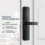 Hotel Smart Digital Lock Door with Fingerprint Password and Key Card 5kg/pcs