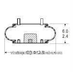 Single Convoluted Air Spring/Air Suspension Spring FS330-22 647 / W01-358-6994