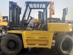 10T Komatsu FD100 Used Diesel Forklift Truck 10000kg Lifting