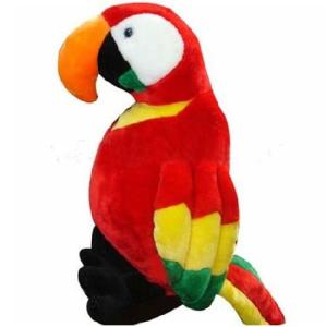 China Red Lovely Parrot Plush Toy factory