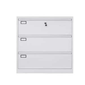 China Electrostatic Powder Coating 3 Drawer Steel Filing Cabinet Fireproof Filing Cabinet factory