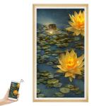 Wifi Digital Photo Frames Artistic Electronic Wall Mount 21.5 24 27 32''