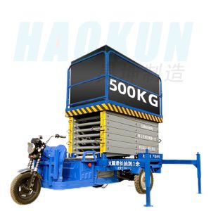 China Vehicle Truck Mounted Scissor Hydraulic Lift Table High Rise Working Platform factory