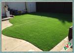 High Wear Resistance Outdoor Artificial Grass Field Green / Apple Green Color