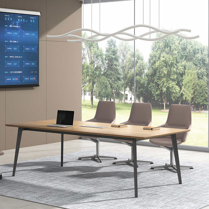 Office Furniture Green 4 Seat Office Desk Office Cubicle Workstation For 5 Person