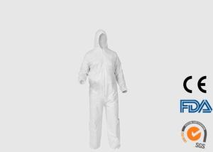 China Eco Friendly Disposable PPE Coveralls 175×135cm With Excellent Protection Effect factory