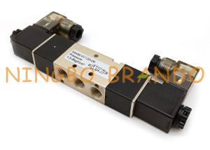 China AIRTAC Type 4V120-06 5/2 Way 1/8&quot; Double Solenoid Pneumatic Valve factory