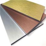 1250mm *3050mm PE Aluminum Composite Panel For Curtain Wall Eaves Indoor Shelter