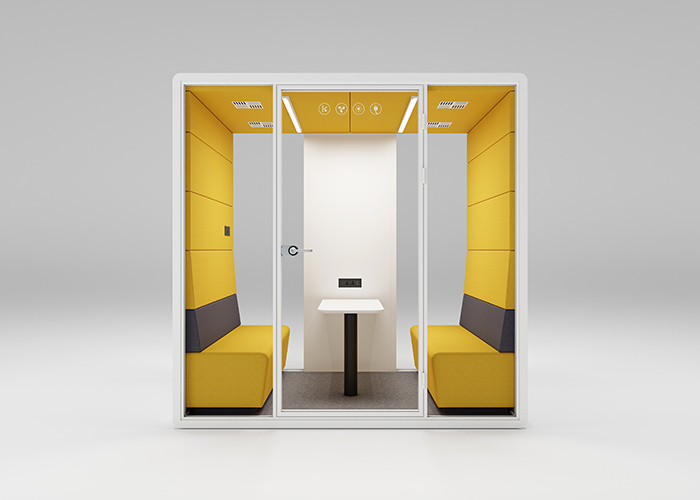 L size 4 person meeting room sound acoustic pods for office Portable Private Booths